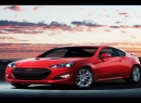 Hyundai-Genesis_Coupe_2013 red car